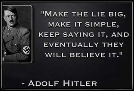 Hitler and lies